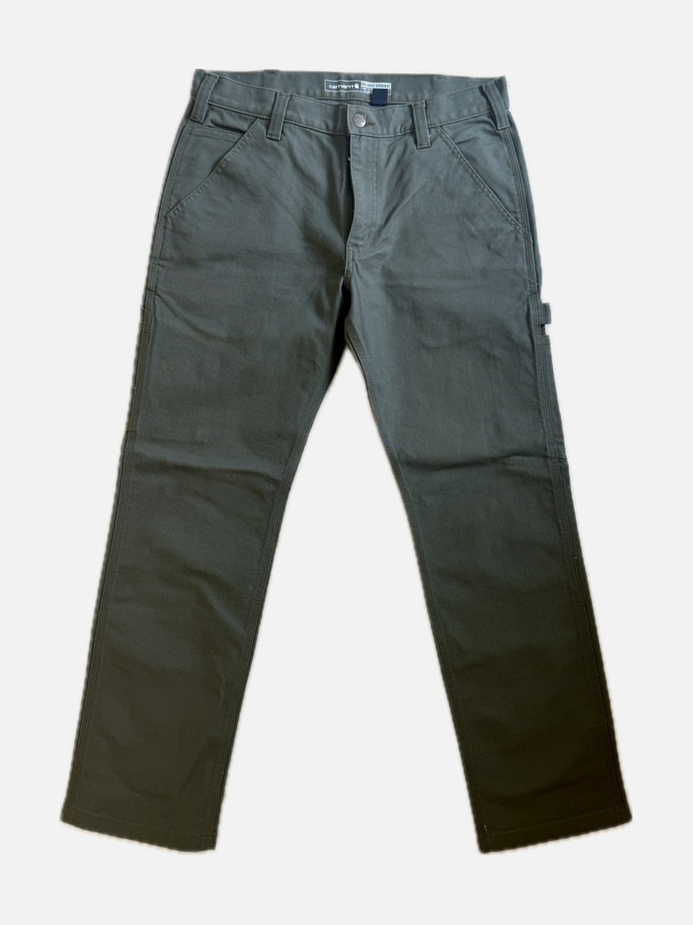 Carhartt Relaxed Straight Flex Duck Dungaree in Moss, NWT